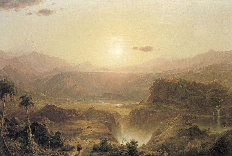 The Andes of Ecuador, Frederic Edwin Church